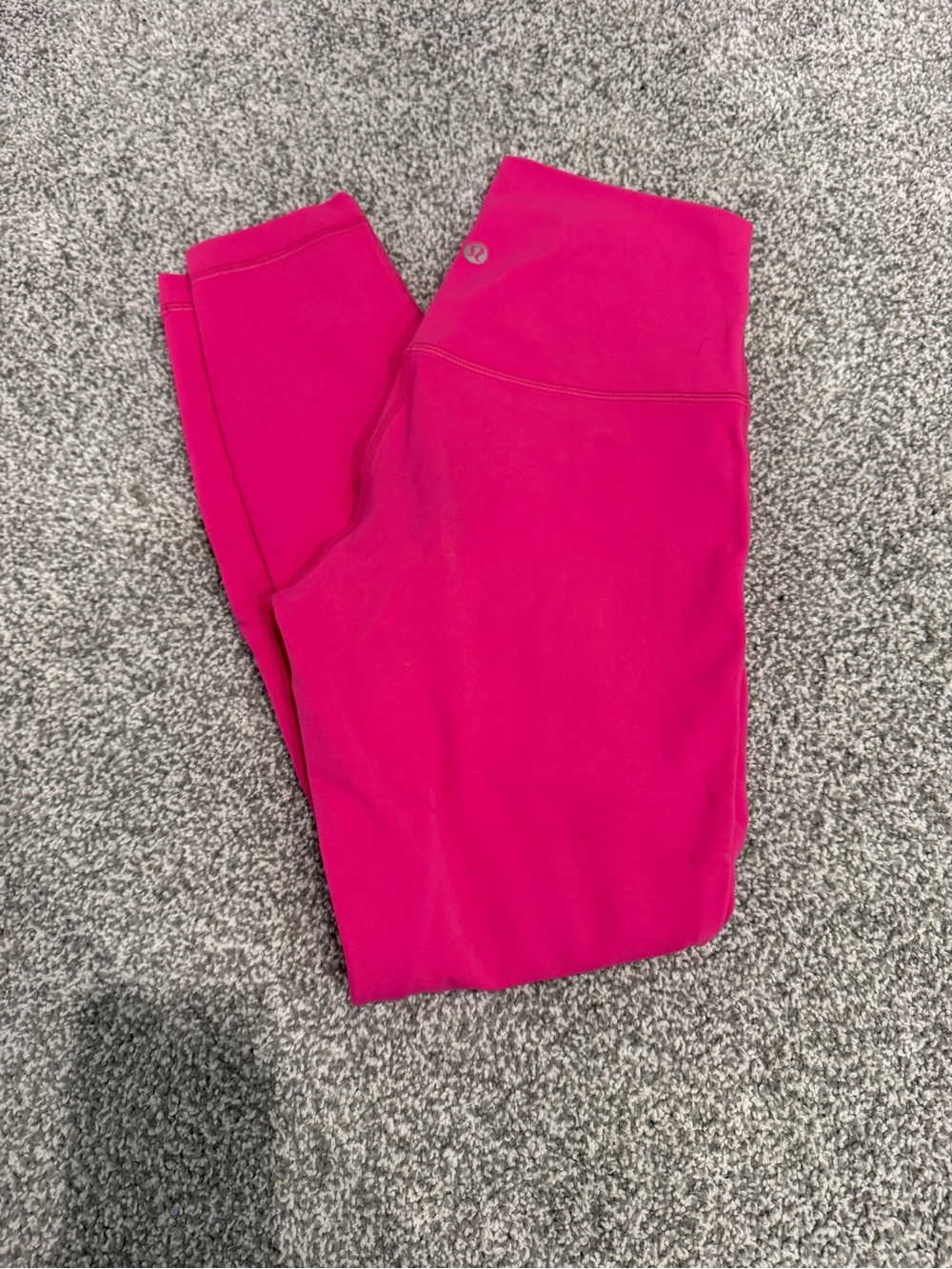 lululemon athletica Girls Vibrant Pink Stretch Leggings